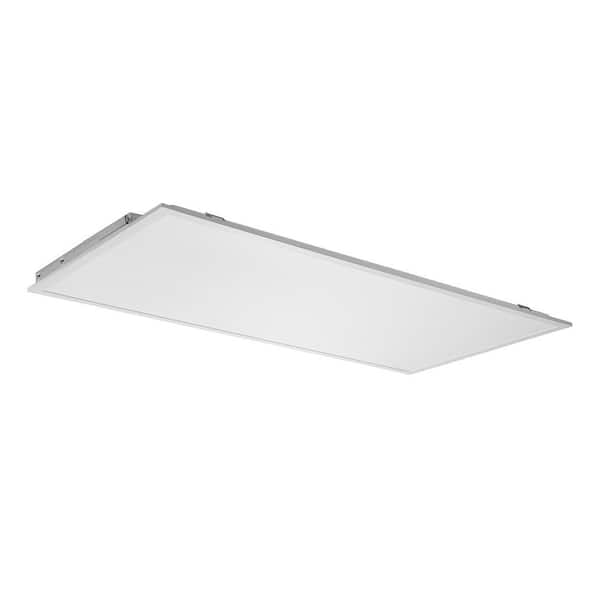 2 ft. x 4 ft. 500 Watt Equivalent Integrated LED White Troffer Light 3 CCT with up to 5500 Lumen Select