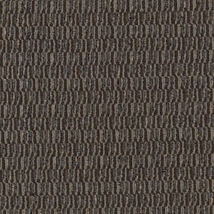 Social Network II  - Coffee Bean - Brown 21 oz. Nylon Loop Installed Carpet