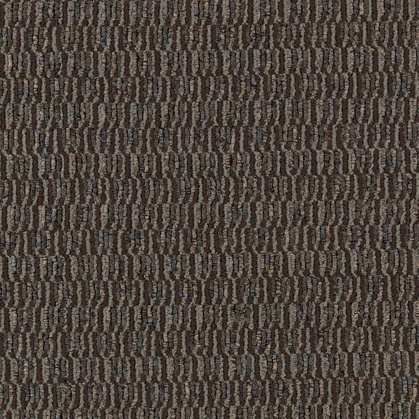 TrafficMaster Social Network II  - Coffee Bean - Brown 21 oz. Nylon Loop Installed Carpet