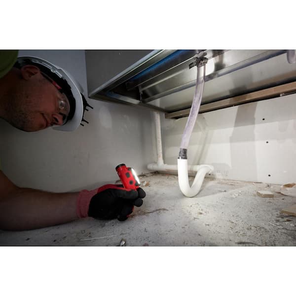 Milwaukee 600 Lumens LED REDLITHIUM Hard Hat Headlamp and 500