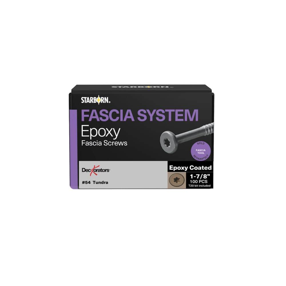 "#10 x 1-7/8 in. Star Flat Head Epoxy Coated Steel Fascia Composite Deck Screws Warm Gray #54 (100-pieces)" price history on PriceWatchPro