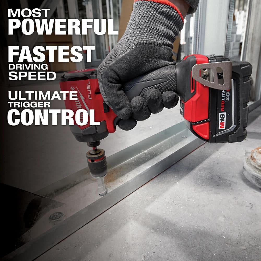 Milwaukee M18 FUEL 18V Lithium Ion Brushless Cordless Combo Kit 5 Tool with Two 5.0Ah Batteries 1 - Image 6