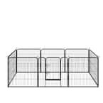 Tatayosi Portable Outdoor Folding 16-Panel Heavy-Duty Metal Pet Playpen ...