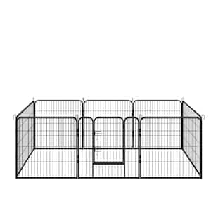 0.00047-Acre Wireless High-Quality 8-Panels Large Indoor Metal Puppy Dog Run Fence/Iron Pet Dog Playpen Dog Pens