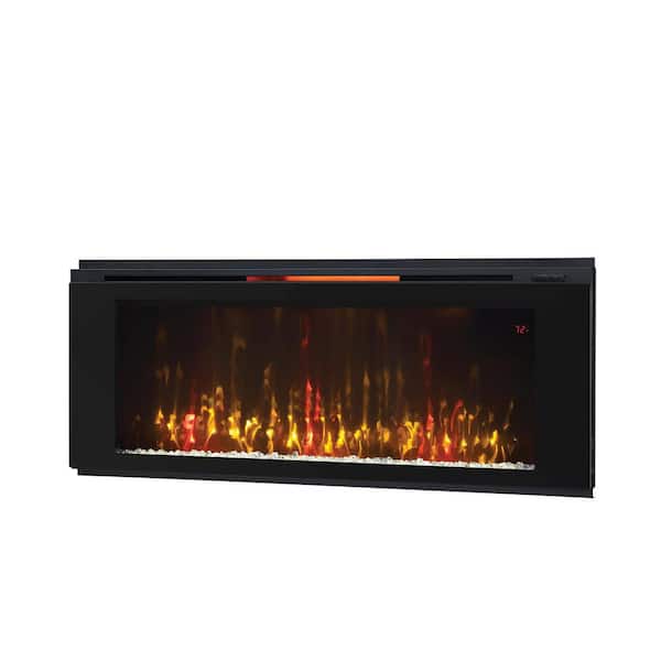 Classic Flame Helen 48 in. Wall-Mount Electric Fireplace in Black  48HF320FGT - The Home Depot