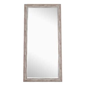 32 in. W x 66 in. H White Rustic Floor Mirror Rustic Full Length Mirror Framed Full Length Mirror Farmhouse Mirror