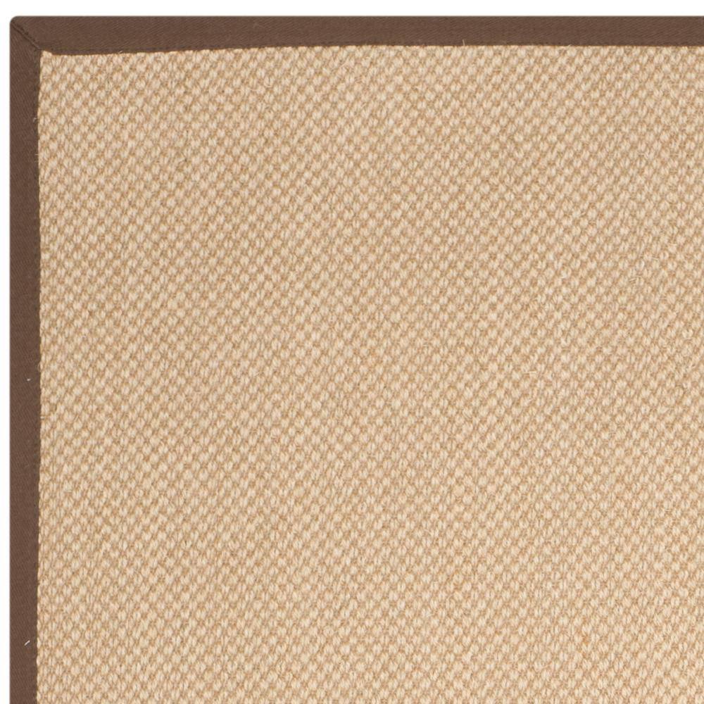 Maize Brown Flat Woven Handmade Reversible 6' x 9' Rug