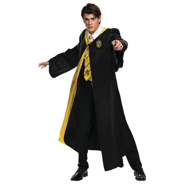 Adult Deluxe Harry Potter Hufflepuff Robe - Large - Adult Halloween Costume
