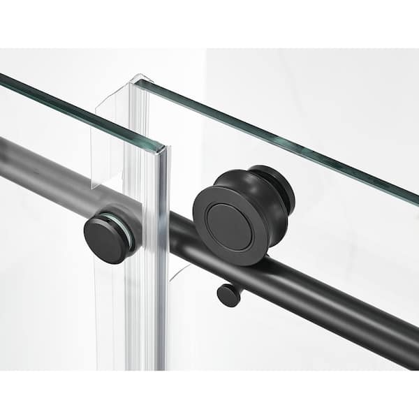 ANZZI Madam Series 44 to 48 in. x 76 in. H Sliding Frameless