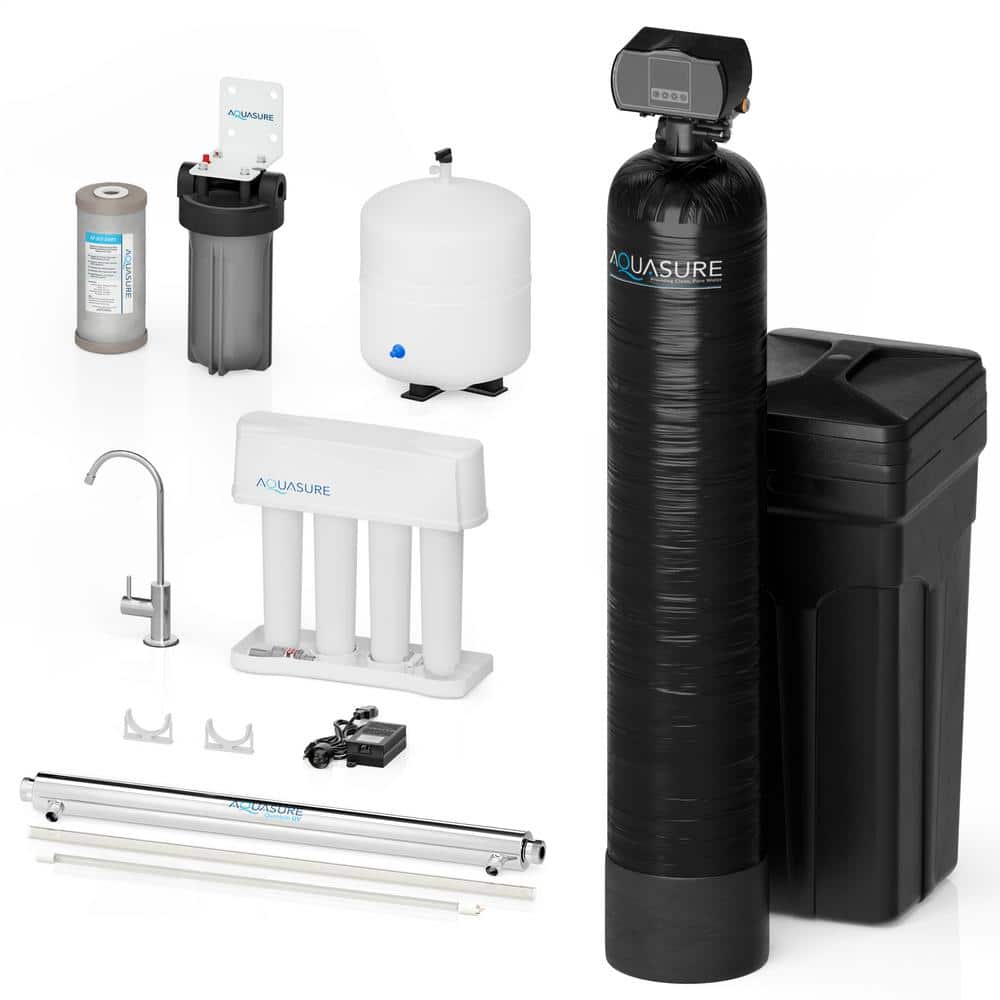 Signature Series 48,000 grain Water Softener with 12GPM Quantum UV Steriliz