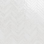 Newport White 2 in. x 10 in. Polished Ceramic Subway Wall Tile (5.70 sq. ft. / Case)