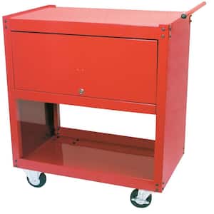 33 in. 1-Drawer Utility Cart Cabinet
