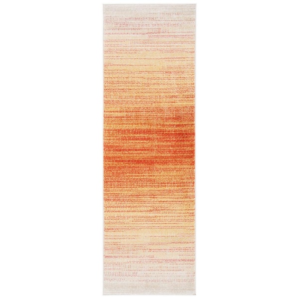 SAFAVIEH Adirondack Orange/Red 3 ft. x 8 ft. Gradient Runner Rug