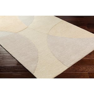 Aguilar Taupe/Camel Geometric 6 ft. x 9 ft. Indoor Area Rug