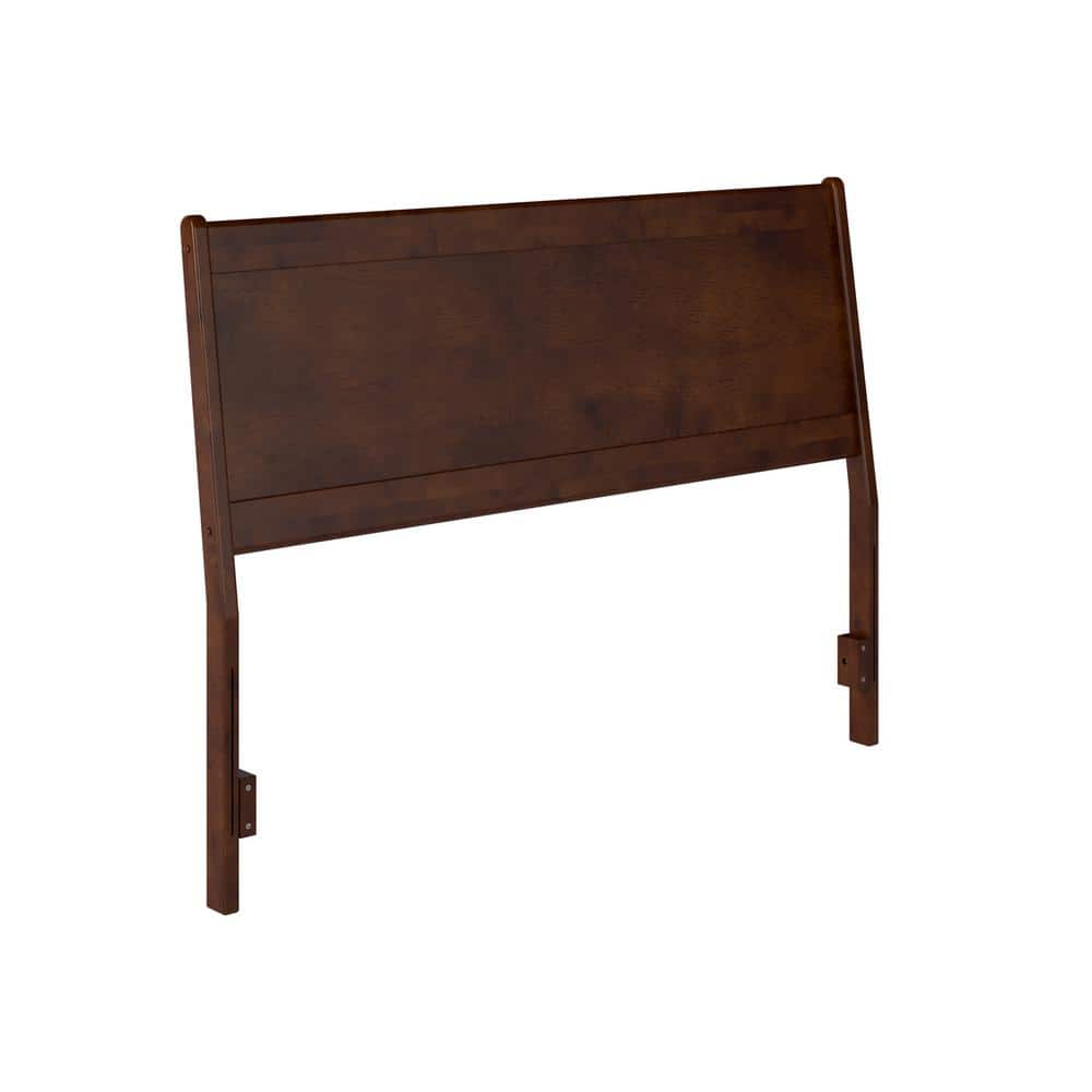 Casanova Queen Walnut Solid Wood Panel Headboard