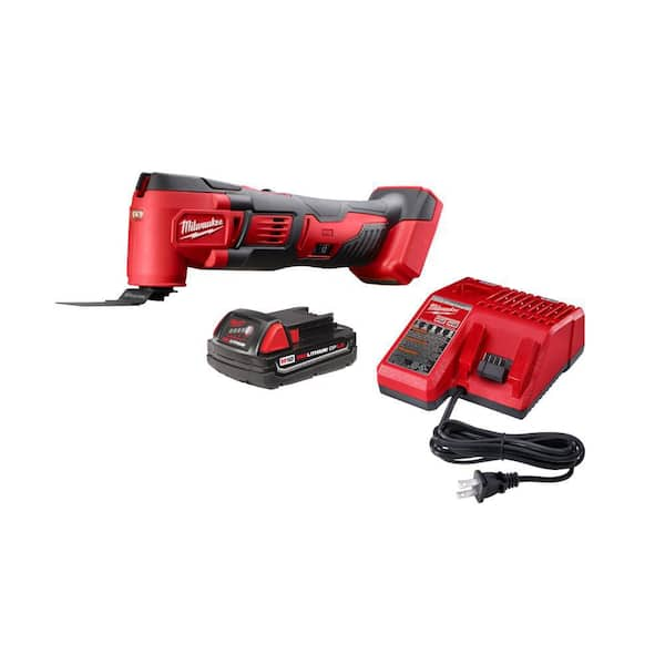 Milwaukee M18 18V Lithium-Ion Cordless Oscillating Multi-Tool Kit with one  1.5 Ah Battery & Charger 2626-21 - The Home Depot