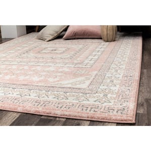 Hailey Carnation Pink 8 ft. x 10 ft. Area Rug