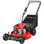 21 in. Gas Walk Behind PowerSmart Lawn Mower in Black with 5 Adjustable Cutting Heights