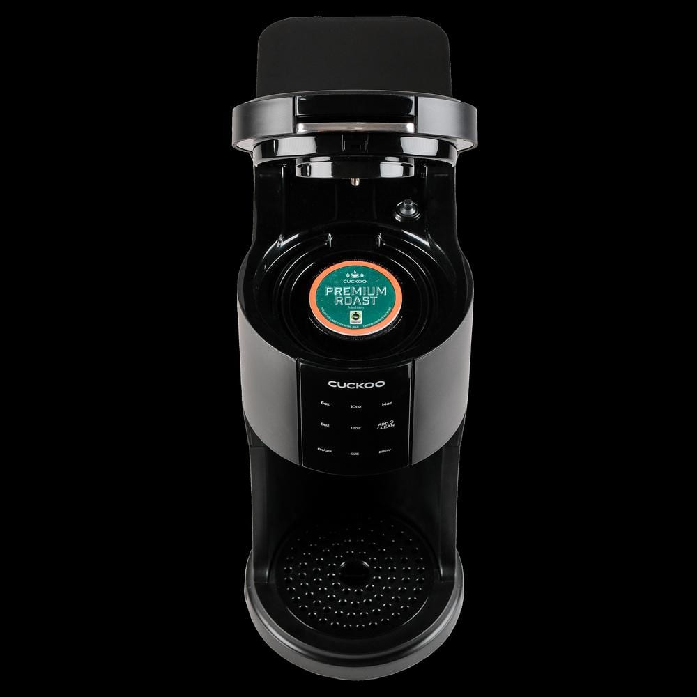 Cuckoo Electronics CCM-AK011B CUCKOO Electric 3-in-1 Coffee Maker Uses Ground Coffee/ K-Cup Pod / Loose Tea Leaves Single Serve Coffee Brewer and Tea Maker (CCM-AK011B)