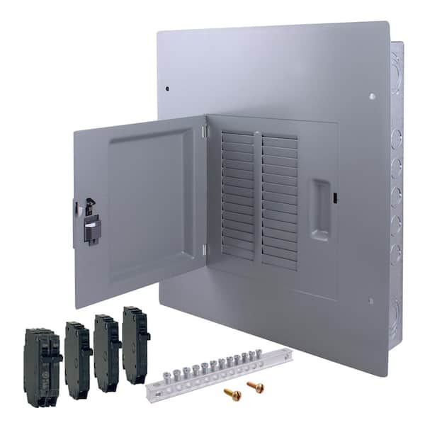 GE 125 Amp 14-Space 24-Circuit Main Lug Indoor Load Center Contractor Kit