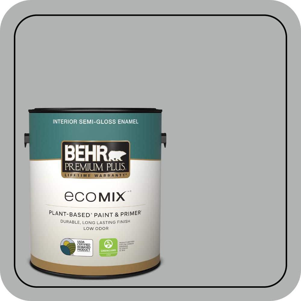 1 gal. #PPU26-08 Silverstone Semi-Gloss Enamel EcoMix Plant-Based Interior Paint & Primer price history on PriceWatchPro