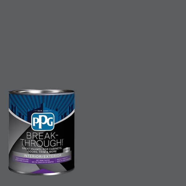 1 qt. PPG1011-6 Glazed Granite Semi-Gloss Door, Trim & Cabinet Paint