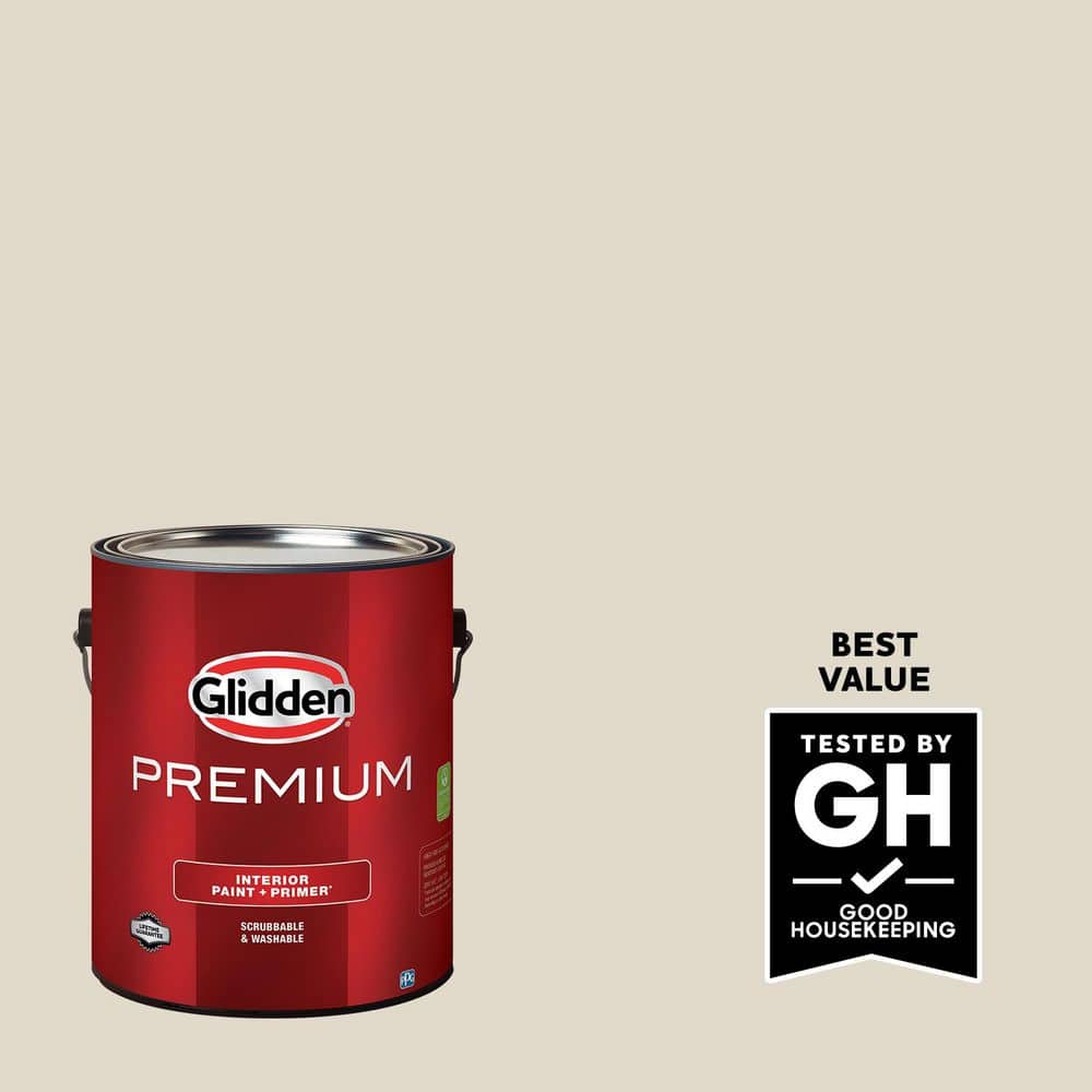 Glidden Premium 1 gal. PPG1024-2 Antique White Eggshell Interior