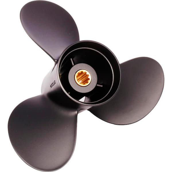 SOLAS Amita 3 3-Blade Propeller For Mercury, Tohatsu/Honda, 11 in. pitch, 10 in. Spline, 9.9 in. Dia.