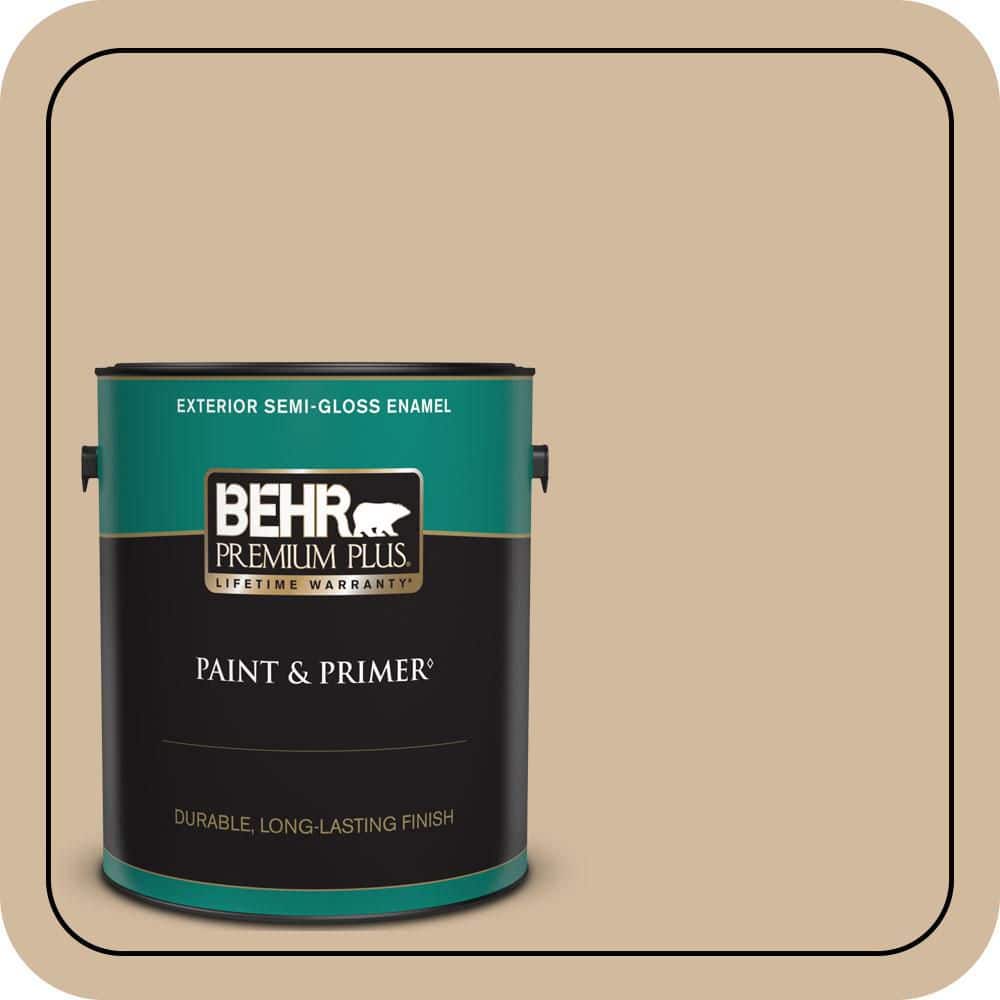 1 gal. #S280-3 Practical Tan Semi-Gloss Enamel Exterior Paint & Primer price history on PriceWatchPro