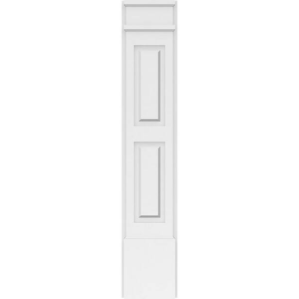 Ekena Millwork 2 in. D x 9 in. W x 48 in. L Primed Polyurethane Pilaster 1- Pack