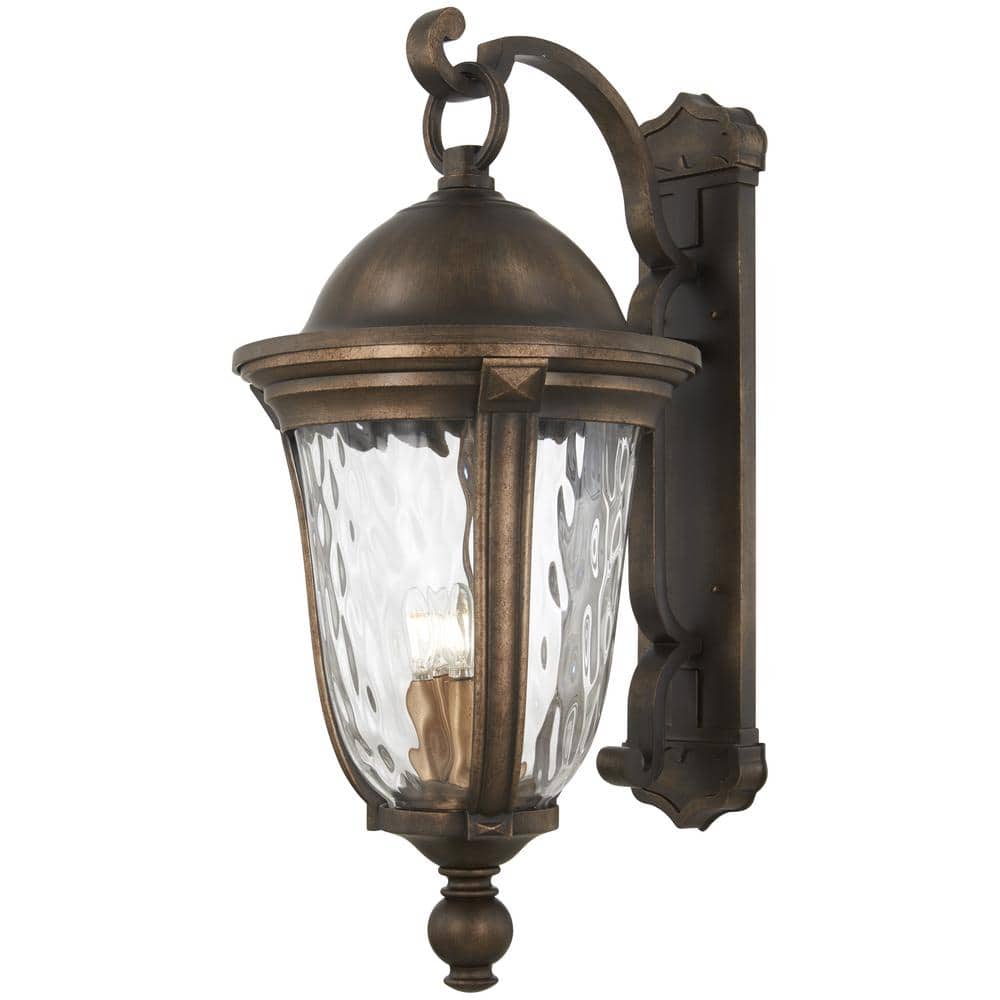 UPC 747396116488 product image for Havenwood 5-Light Tauira Bronze and Alder Silver Hardwired Outdoor Wall Lantern  | upcitemdb.com