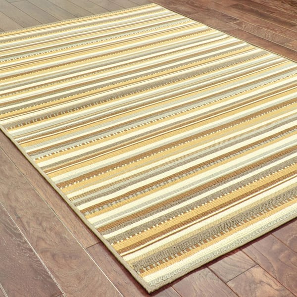 Rayas Multi 9 ft. x 13 ft. Indoor/Outdoor Patio Area Rug