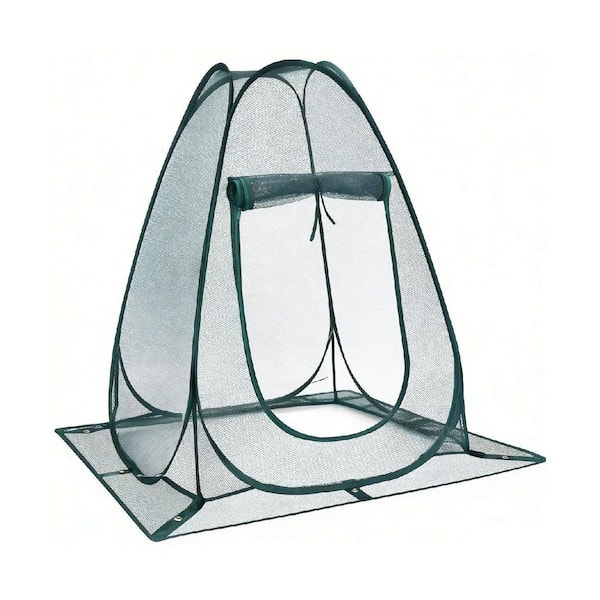 16 ft. x 20 ft. Green Clear Tarpaulin Waterproof Gardening Mesh