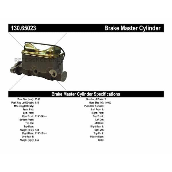 Centric Parts Brake Master Cylinder