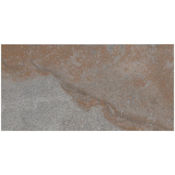 Ivy Hill Tile Dominion Iron Gray 11.81 in. x 23.62 in. Matte Limestone Look  Porcelain Floor and Wall Tile (11.62 sq. ft./Case) EXT3RD108237 - The Home  Depot