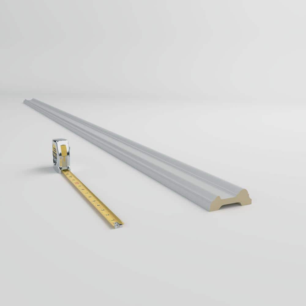 Ekena Millwork Bedford 3.625'' H x 94.5'' W x 1.25'' D Urethane Chair Rail