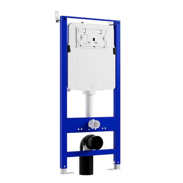 Simple Project Concealed 2 x 6 in. Wall Toilet Tank Carrier System. for Wall-Hung Dual Flush Toilet