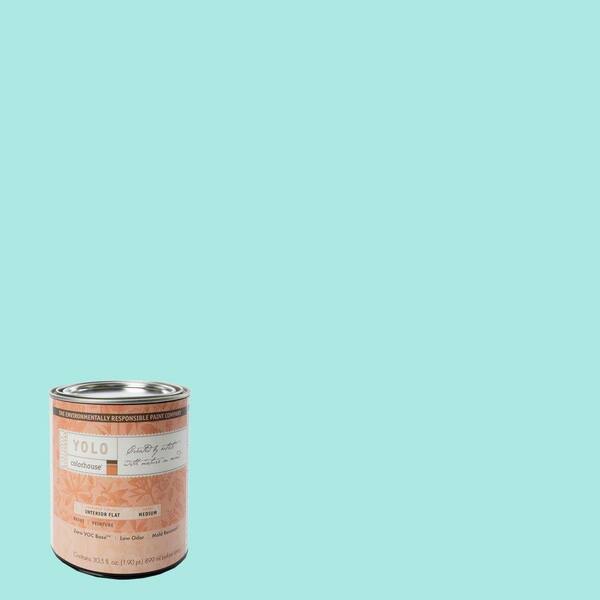 YOLO Colorhouse 1-Qt. Sprout .01 Flat Interior Paint-DISCONTINUED