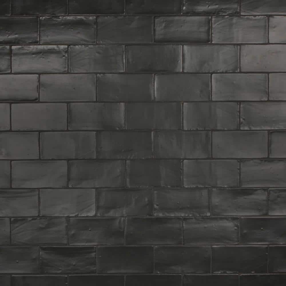 Chester Matte Nero 3 in. x 6 in. Ceramic Wall Tile (5.72 sq. ft./Case) price history on PriceWatchPro