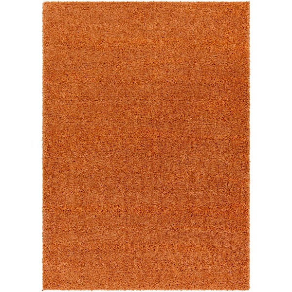 Livabliss Kosuge Burnt Orange Modern 5 ft. x 7 ft. Indoor Area Rug