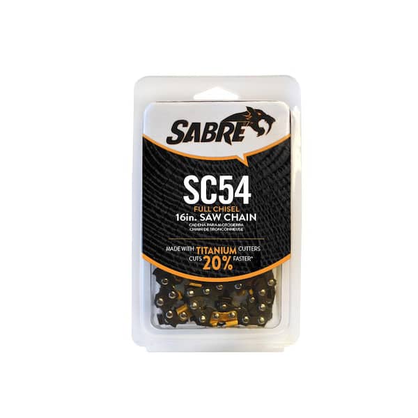 Sabre SC54 Chain Full Chisel Clamshell - Non-Safety