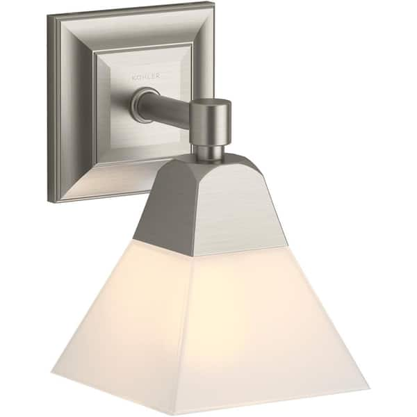 KOHLER Memoirs 1-Light Brushed Nickel Wall Sconce