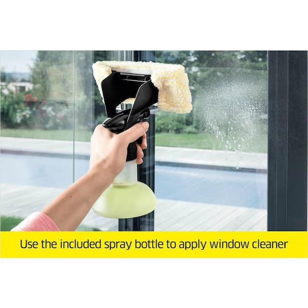 Karcher WV 1 Plus Window Vacuum Squeegee - Also Perfect for Showers,  Mirrors, Glass, & Countertops - 10 in. Squeegee Blade 1.633-041.0 - The  Home Depot