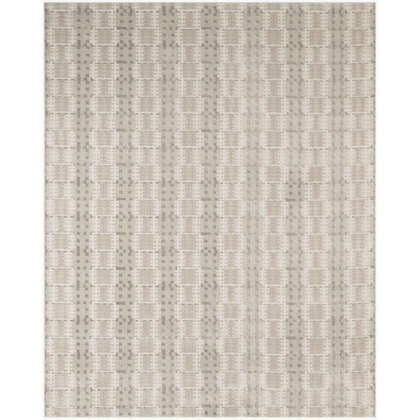 Nordic Ivory Multicolor 8 ft. x 10 ft. All-over design Contemporary Area Rug