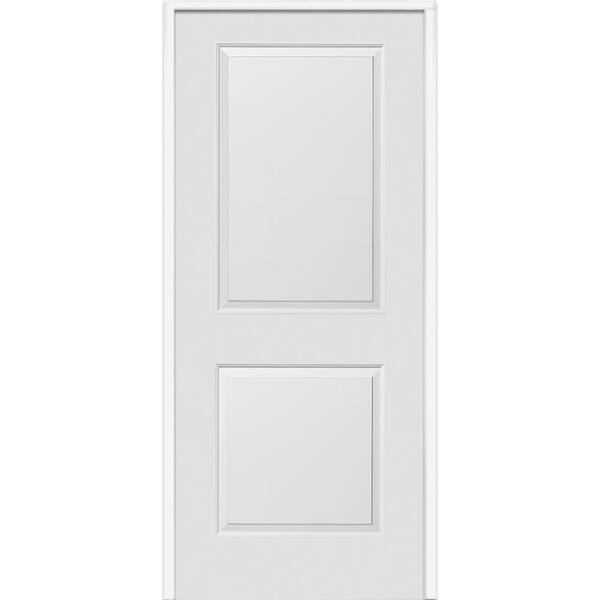 Mmi Door 32 In X 80 In Smooth Carrara Right Hand Solid Core Primed Molded Composite Single 4294