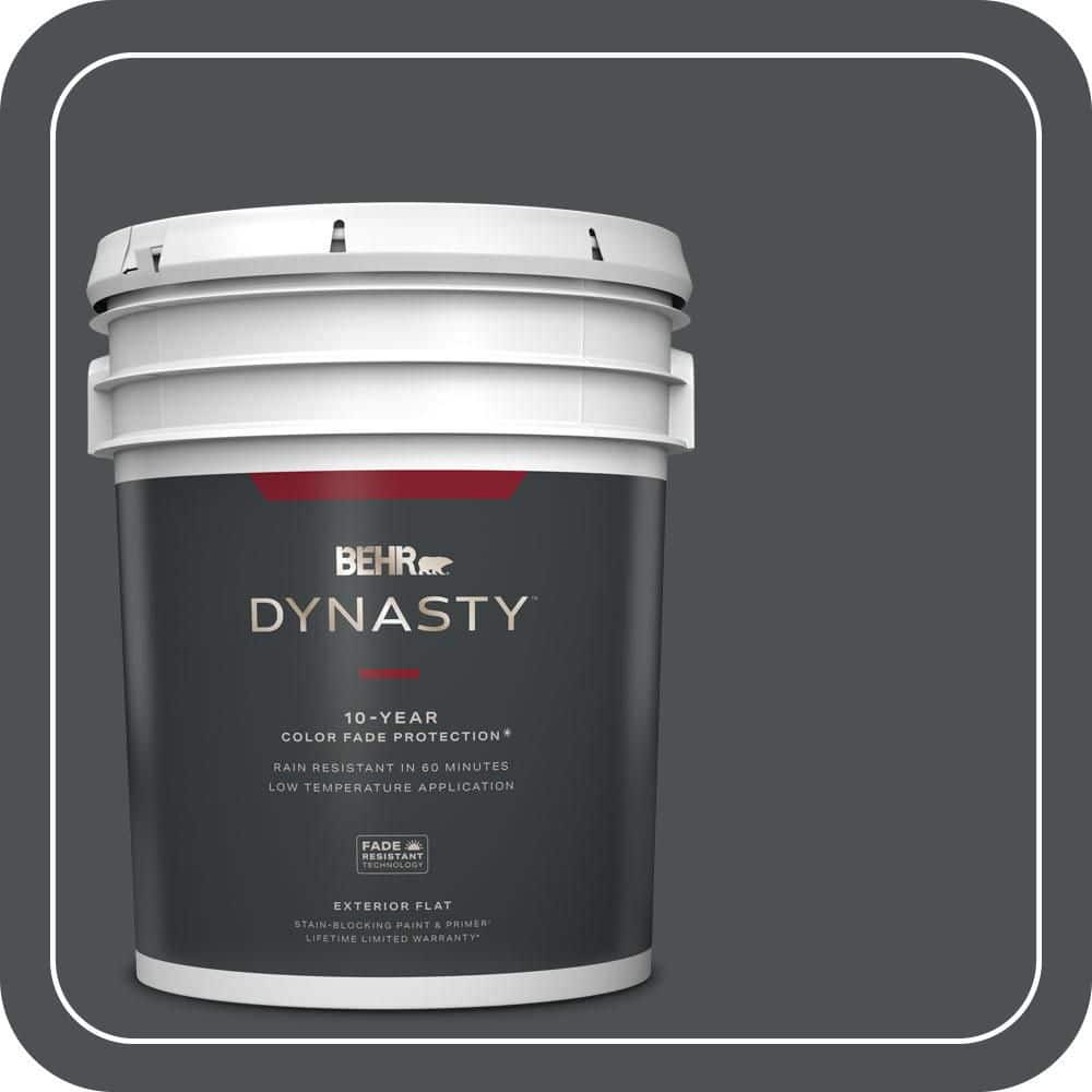 5 gal. #PPU26-01 Satin Black Flat Exterior Stain-Blocking Paint & Primer price history on PriceWatchPro