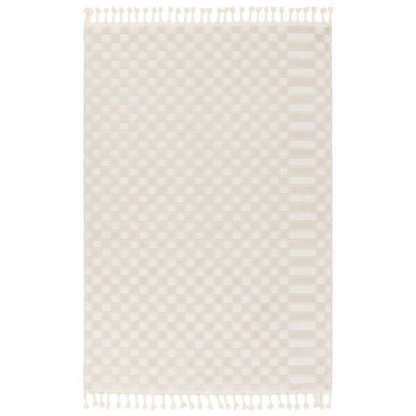 VIBE BY JAIPUR LIVING Casa 8 ft. x 10 ft. Cream/Beige Geometric Area Rug