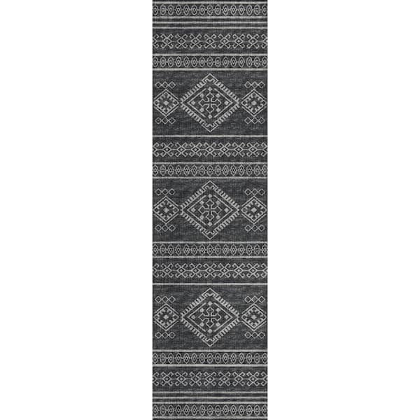 Addison Rugs Modena Midnight 2 ft. 3 in. x 7 ft. 6 in. Southwest Runner Rug