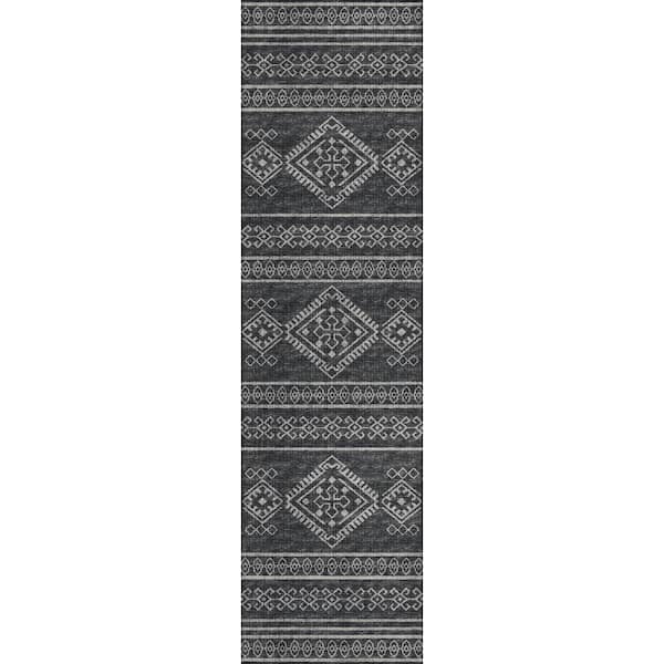 Addison Rugs Modena Midnight 2 ft. 3 in. x 7 ft. 6 in. Southwest Runner Rug