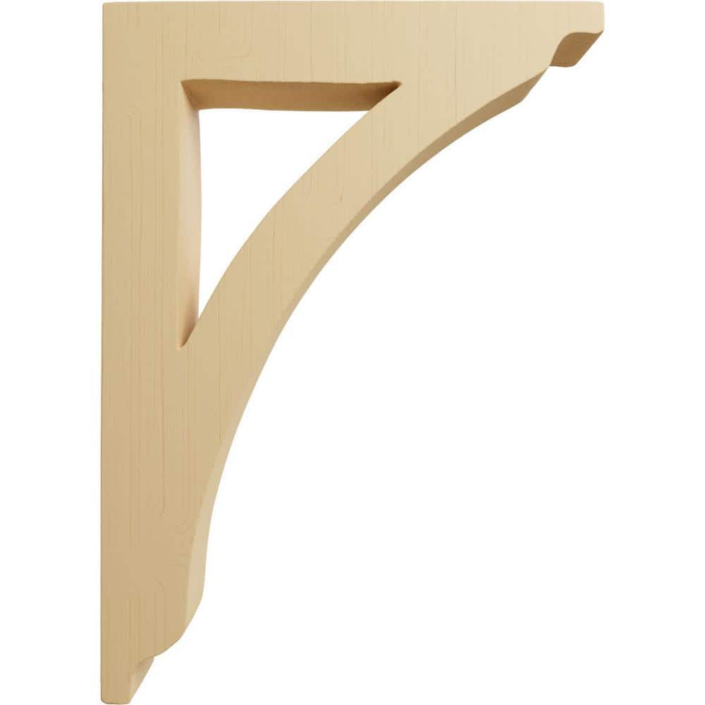Medium Alder Wood Thorton Bracket, 1.75" x 7.5" x 10.5"